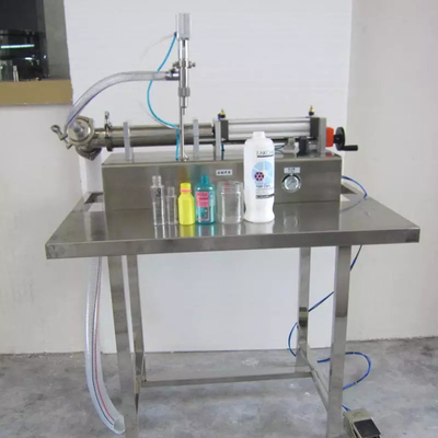 Macchina di rifornimento liquida cosmetica in pasta semiautomatica per bottiglia da 10-250 ml