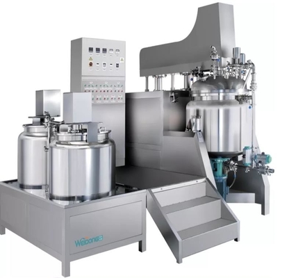Omogeneizzatore d'emulsione sotto vuoto pratico stabile, miscelatore crema dell'omogeneizzatore di vuoto 220V