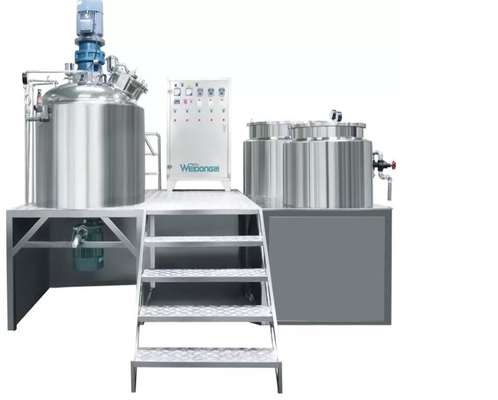 Omogeneizzatore d'emulsione sotto vuoto pratico stabile, miscelatore crema dell'omogeneizzatore di vuoto 220V