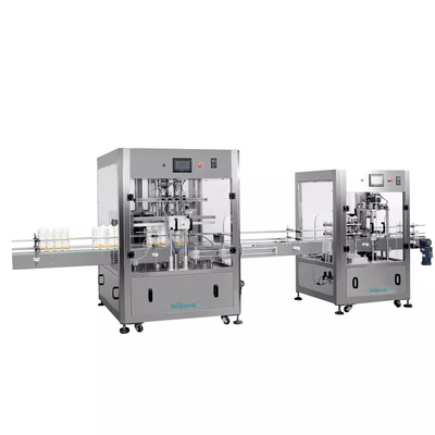 Macchina di riempimento automatico da 10000 ml per acqua, succo, olio e pasta cosmetica