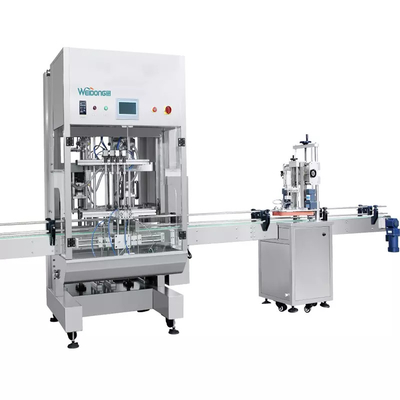 Macchina di rifornimento automatica cosmetica a 2 teste per antiruggine a tenuta stagna