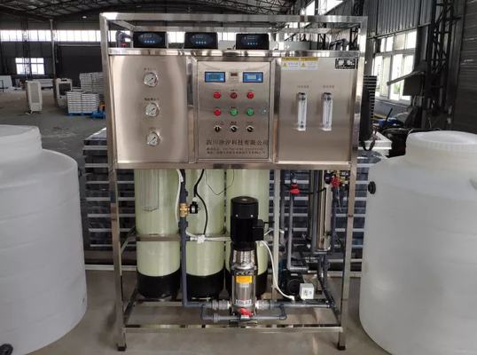 diametro 1000mm dell'entrata di trattamento della macchina del depuratore di acqua del RO antiruggine 500L