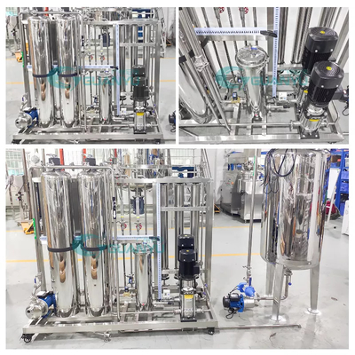 diametro 1000mm dell'entrata di trattamento della macchina del depuratore di acqua del RO antiruggine 500L