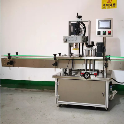 Tappatrice pneumatica automatica a vite per bottiglia di plastica in vetro