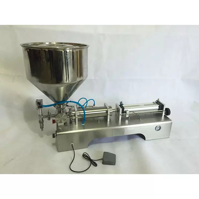 Riempitrice automatica a pistone pneumatico 304 in acciaio inossidabile azionato a mano