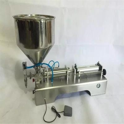 Riempitrice automatizzata per pasta da 50-600 ml 0,6 MPa per bottiglie di plastica di vetro