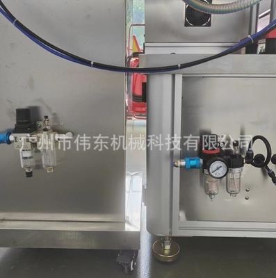 Macchina di riempimento di liquidi cosmetici a schermo tattile Pompa a vuoto automatizzata a pressione d'aria 0,4-0,6Mpa 1 set
