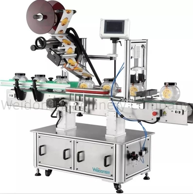 Etichettatrice per tappatura di riempimento a doppia faccia 220V elettrica antiruggine