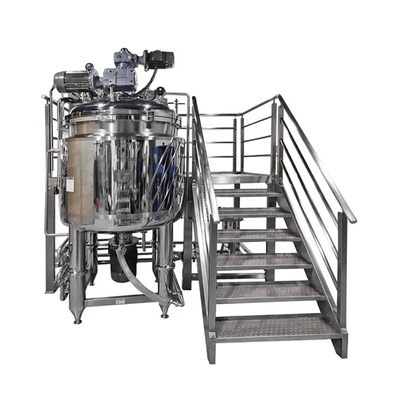 Vuoto che rende a carro armato d'emulsione SUS304/316 dell'omogeneizzatore della macchina del miscelatore grande macchinario mescolantesi e d'emulsione
