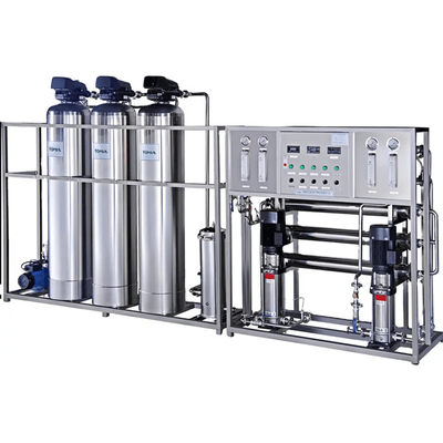 Sistema di trattamento cubico di osmosi inversa della pianta di desalificazione dell'acqua sotterranea del RO di progetto di riutilizzazione dell'acqua di industria del tester 40