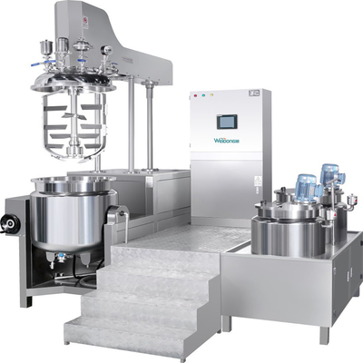 Macchina d'omogeneizzazione del miscelatore dell'emulsione dell'emulsionante di vuoto cosmetico di grande viscosità del miscelatore