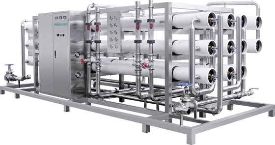 il trattamento delle acque del RO di 2000L FRP gli fornisce acqua pura di alta qualità e sicura