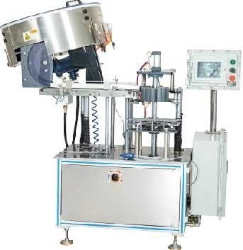 SpA automatico delle bottiglie/min della tappatrice 150 della vite del prodotto dell'aerosol del sistema d'imballaggio