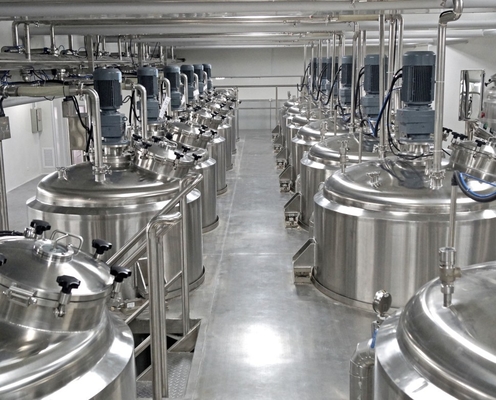 Miscelatore di emulsionanti cosmetici ad alto livello di sicurezza personalizzato con velocità da 0 a 63 giri al minuto