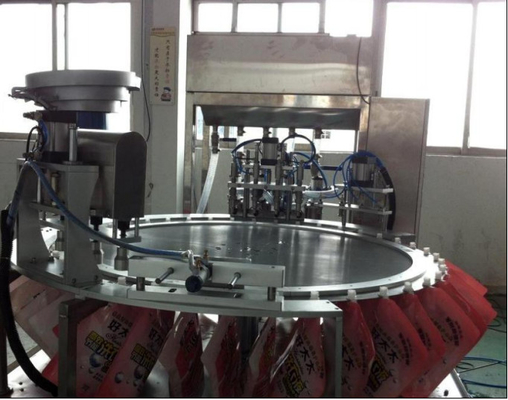 Macchina automatica del materiale da otturazione di Doypack e di rifornimento di acciaio inossidabile della tappatrice 304