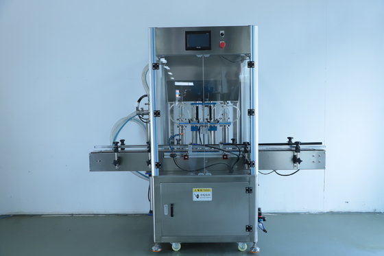 10 Teste 450 kg Cosmetico Liquid Machine di Riempimento Con 220V 50Hz alimentazione