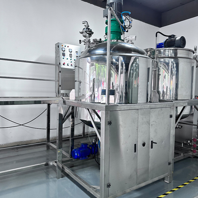 Miscelatore di emulsionanti cosmetici in acciaio inossidabile con controllo PLC di capacità 5000L