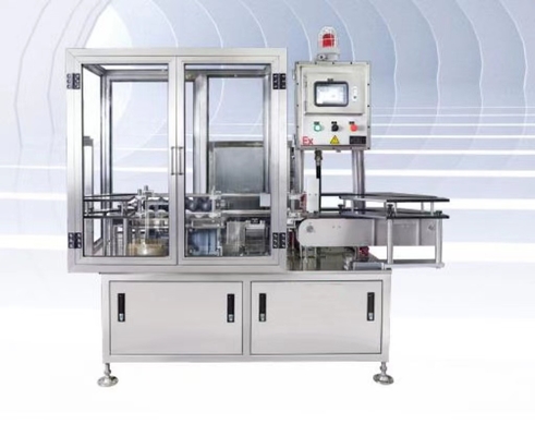 PLC Aerosol Filling Machine Due unità Linea di produzione ad alta velocità