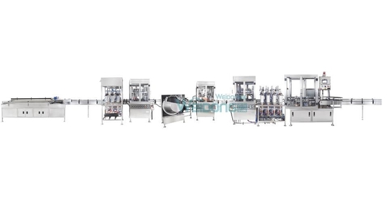 Macchina di riempimento automatizzata in acciaio inossidabile 20-700 ml personalizzabile 40-70 bottiglie / min
