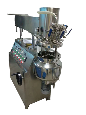 Emulsionatore Miscelatore Sottovuoto Fisso Per Laboratorio Crema Cosmetica 10L