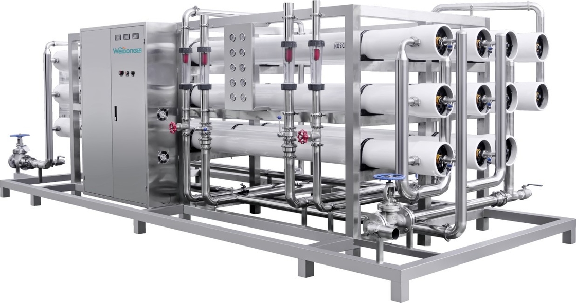 il trattamento delle acque del RO di 2000L FRP gli fornisce acqua pura di alta qualità e sicura