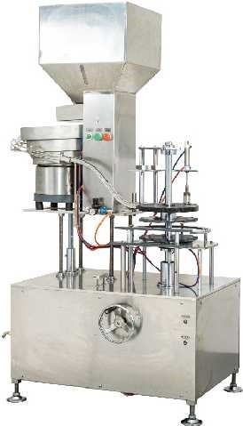 Tappatrice automatica della vite di sicurezza per i prodotti dell'aerosol 80 bottiglie/min