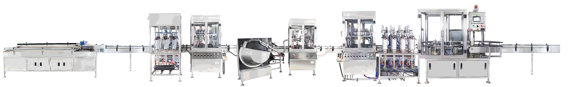 Macchina automatica di riempimento di aerosol per serbatoio di 1 pollice di diametro 35 73.85 310 mm